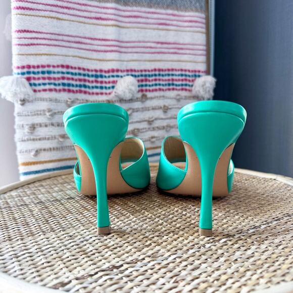 Bottega Veneta Stretch Lounge Nappa Leather Square Open Toe Heel Sandals Size 42 - Picture 5 of 10